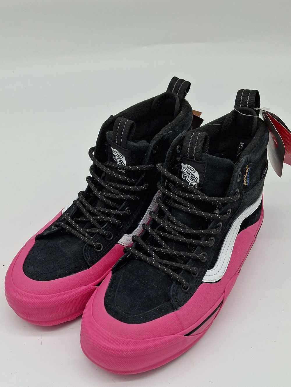 Vans Sk8-Hi MTE-2 Dip Hydroguard Waterproof Boots Black Suede Pink